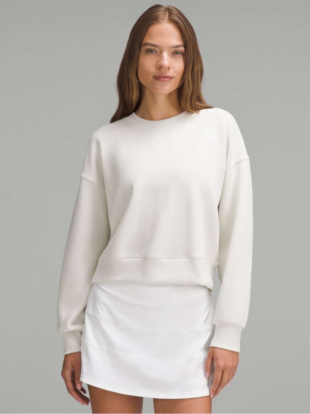 Lululemon Softstreme Perfectly Oversized Cropped Crew